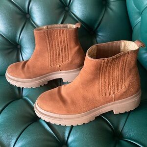 Patina Leather Chelsea Boots Handmade Sz. 9/EU 39